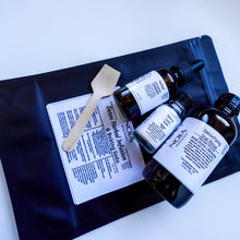 Load image into Gallery viewer, Detoxifying Oral Rinse Kit (nut-free) | Hydrogen Peroxide + Herbal Infusion + Baking Soda
