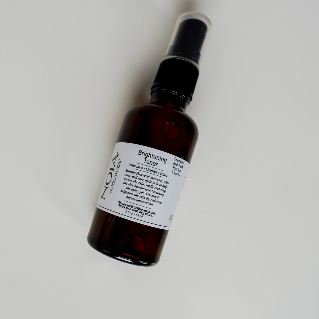 NEW Brightening Toner | Vitamin C + Licorice + Silica | Glowing Skin Boost